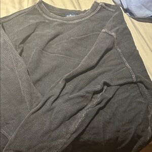 Charles River Apparel women's Charcoal Long Sleeve Tee